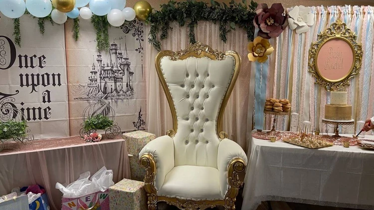 Fit for a princess girl baby shower