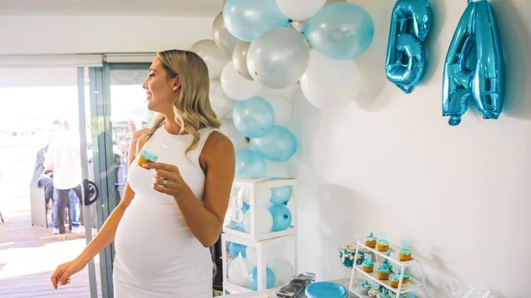 Modern boy baby shower themes