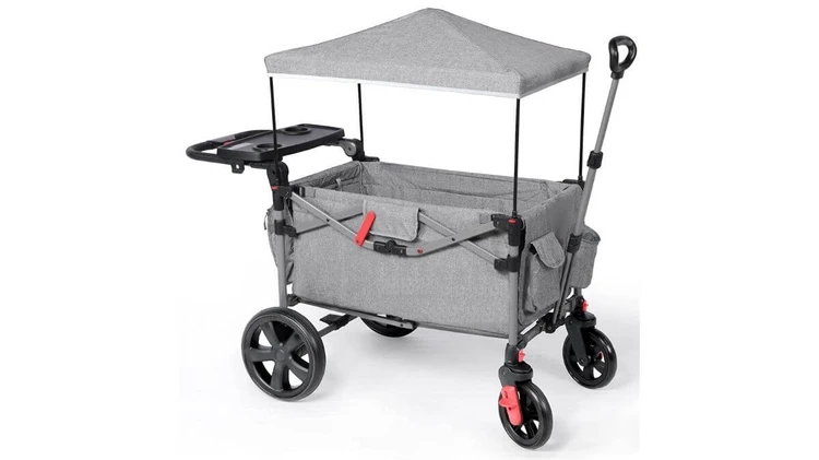 EVER ADVANCED Foldable Stroller Wagon for 2