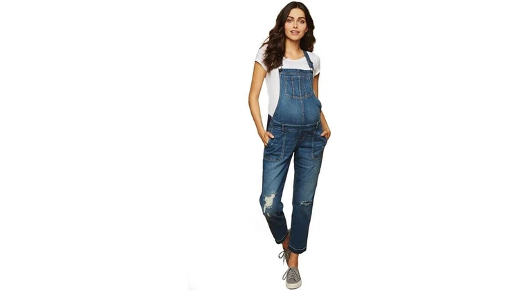 Motherhood Maternity Ankle Length Pregnancy Overalls