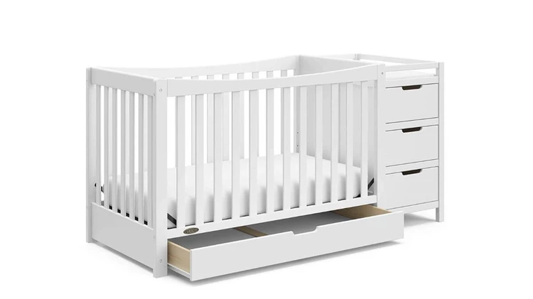 Graco Remi 5-in-1 Convertible Baby Crib & Changer