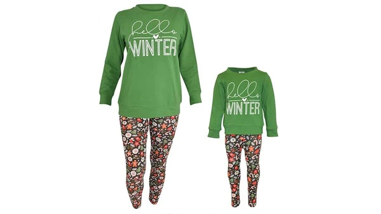 Unique Baby Mommy and Me Matching Outfit ‒ Hello Winter