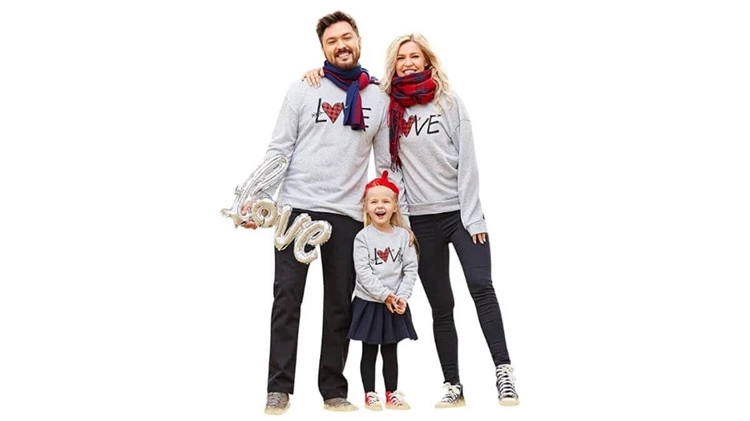 PopReal Valentine’s Day Family Matching Outfits