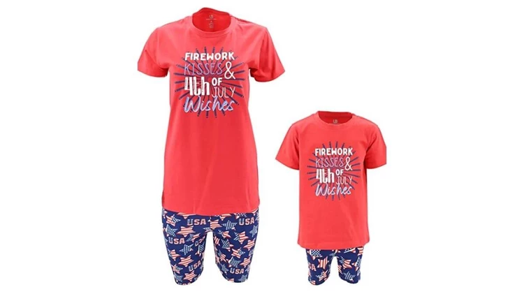 Unique Baby Mommy and Me 4th of July Outfits ‒ Leggings