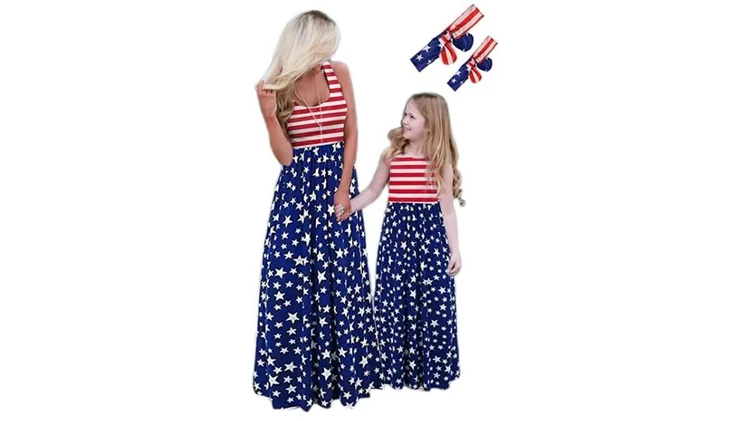 Mommy and Me 4th of July Outfits ‒ Maxi Stars & Stripes
