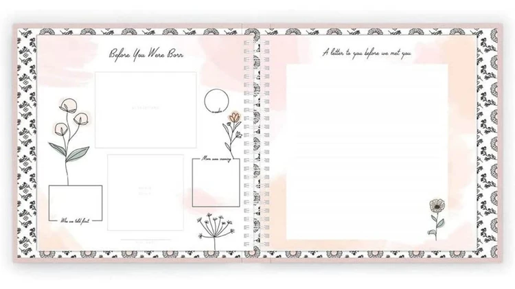 Lucy Darling Wildflower Meadow Luxury Baby Memory Book