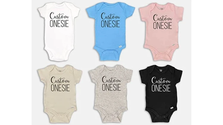 Customized baby onesie bodysuit