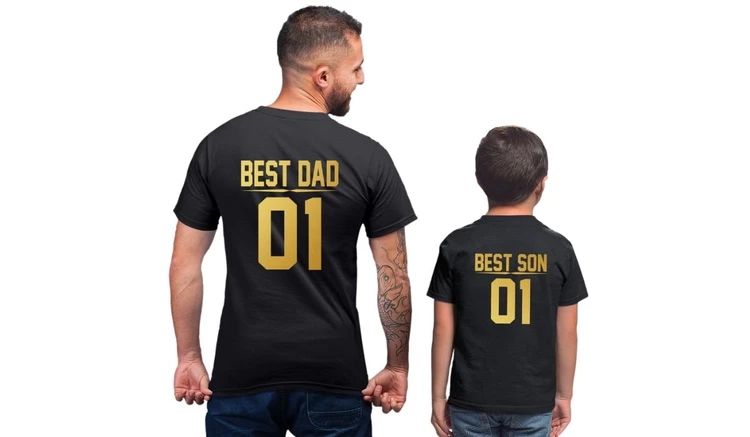 Best-dad-best-son t-shirts