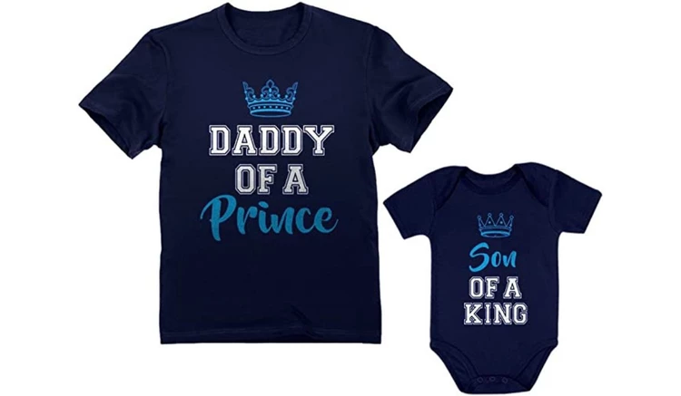 Daddy of a Prince / Son of a King t-shirts