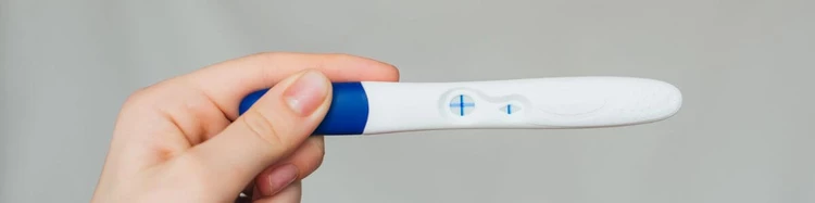 Signo de + positivo prueba de embarazo