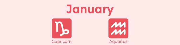 January birth symbols