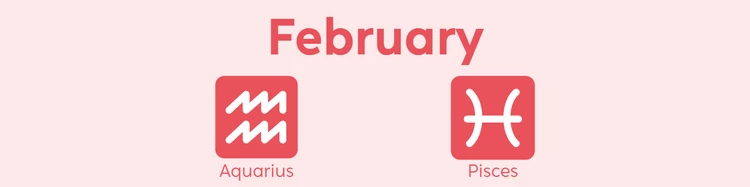 February birth symbols