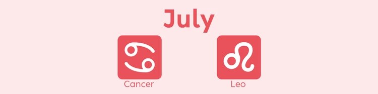 July birth symbols