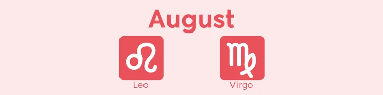 August birth symbols