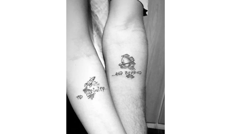 mother son infinity tattoos