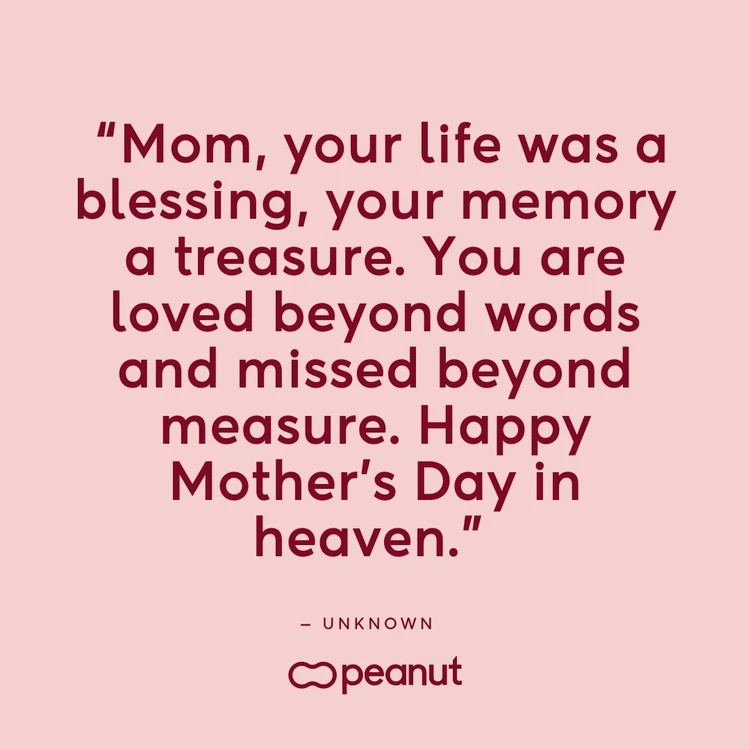 happy mothers day in heaven mama