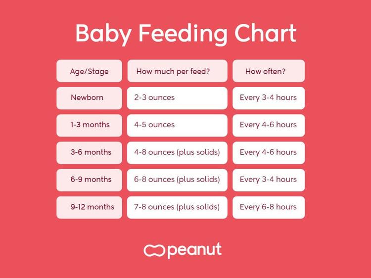 How much formula for 2024 3 week old