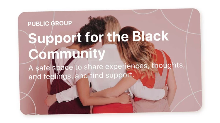 Support for the Black community group