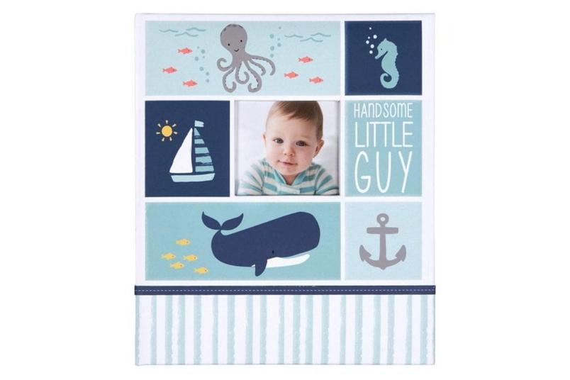 Carter's Blue Nautical My First Years Bound Memory Book for Baby Boys
