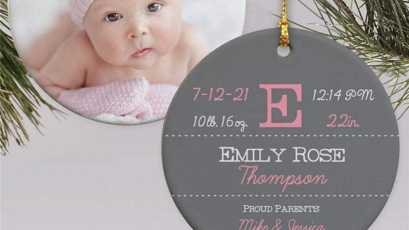 New Arrival Personalized Photo Christmas Ornament