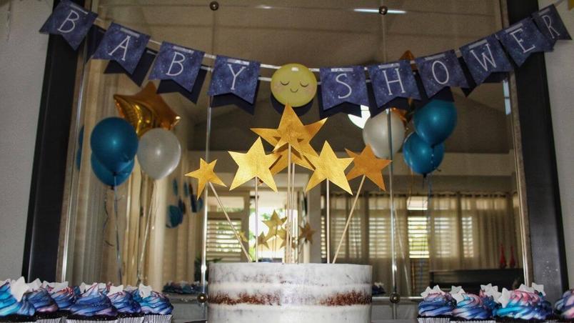 Nursery rhyme baby shower theme