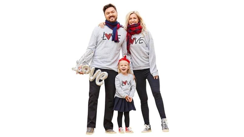 PopReal Valentine's Day Family Matching Outfits 