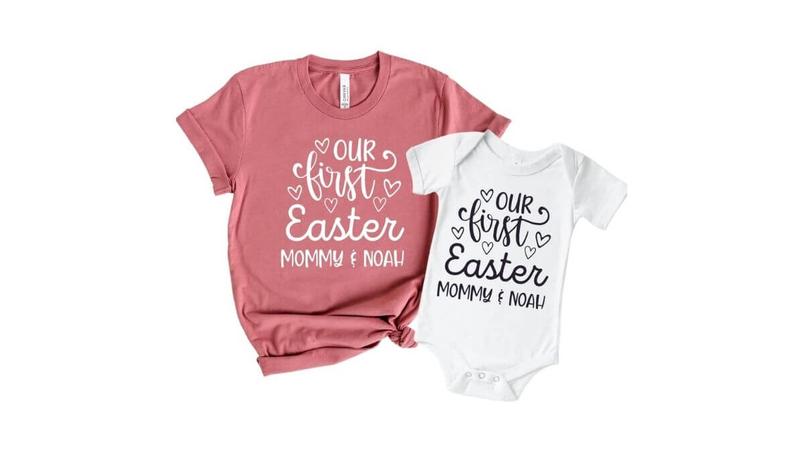 Our First Easter Mommy and Me Easter Outfits