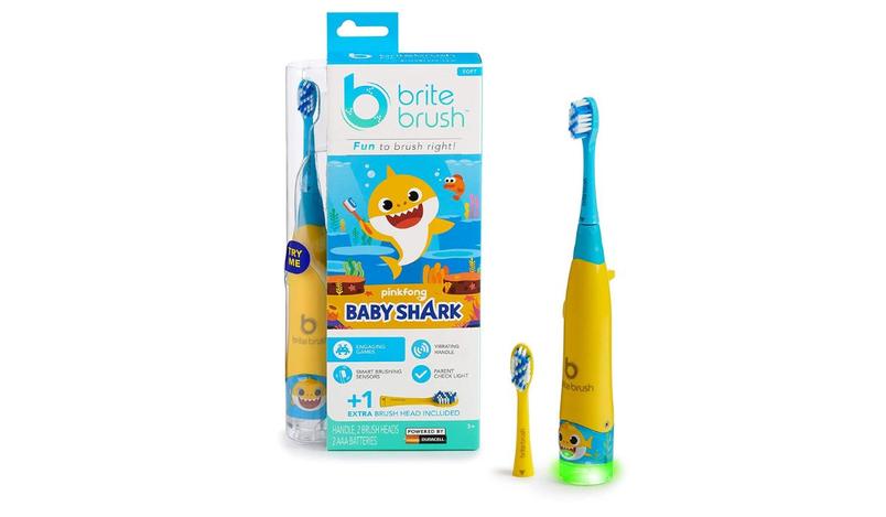 Baby shark toothbrushes