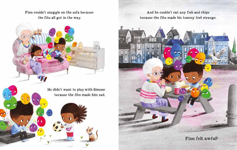 Finn's Little Fibs spread