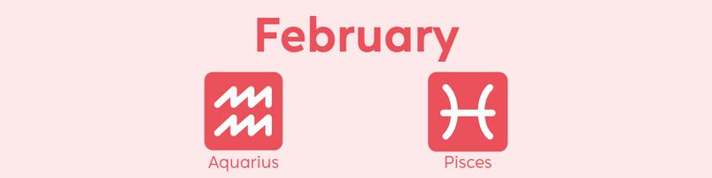 February birth symbols