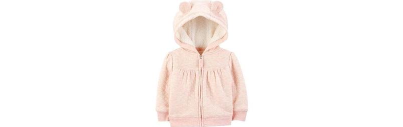 Simple Joys by Carter's Unisex Babies' Hooded Sweater Jacket with Sherpa Lining