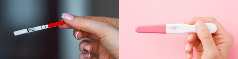 positive pregnancy test pictures lines