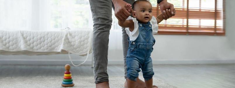 11 month old activities: reaching for toys