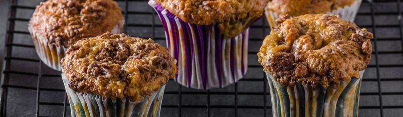 Muffins integrales con chispas de chocolate desayunos para niños